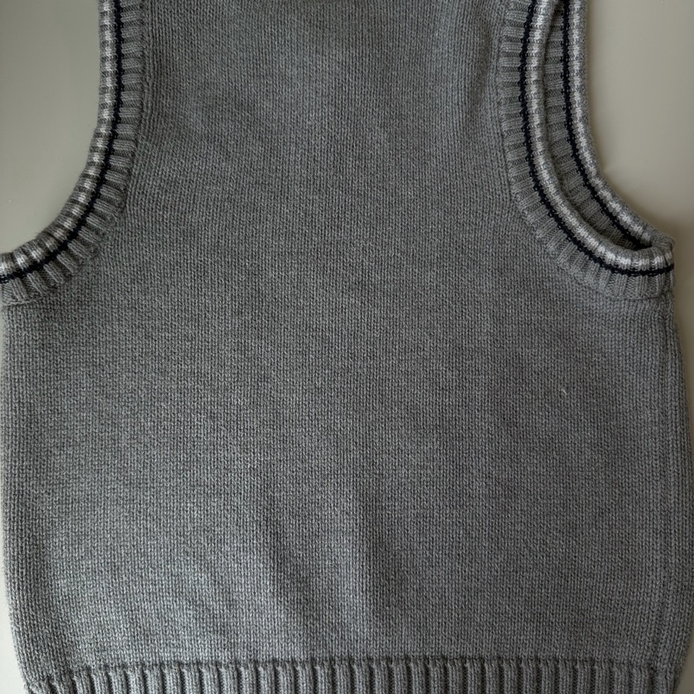 GAP Gray Knit Vest & GAP Cream Fair Isle Vest - Picture 6 of 6